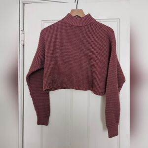 Hollister Women's Mauve Knit Sweater